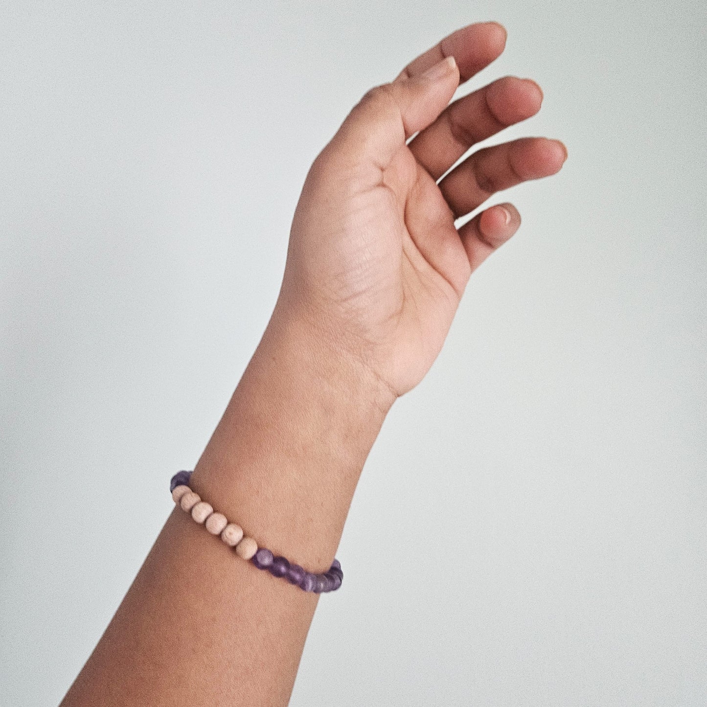 Matte Amethyst + Rosewood Aromatherapy Bracelets