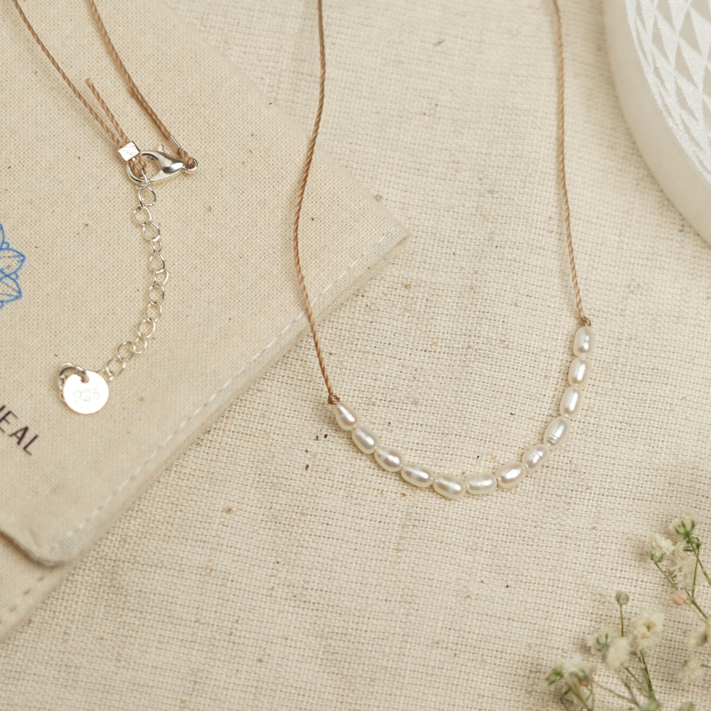Dainty Pearl Necklace - June Birthstone