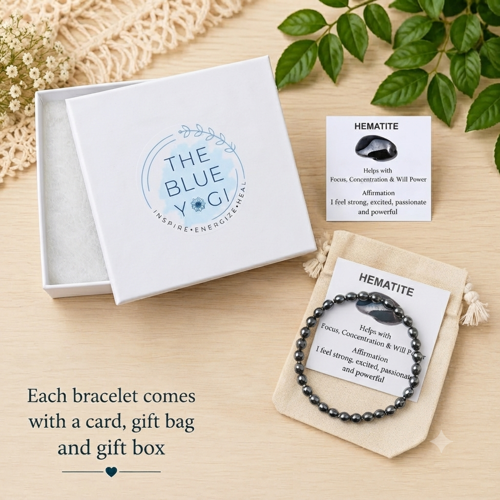 Hematite Stretch Bracelet - Stretchy, Tarnish Free and Waterproof