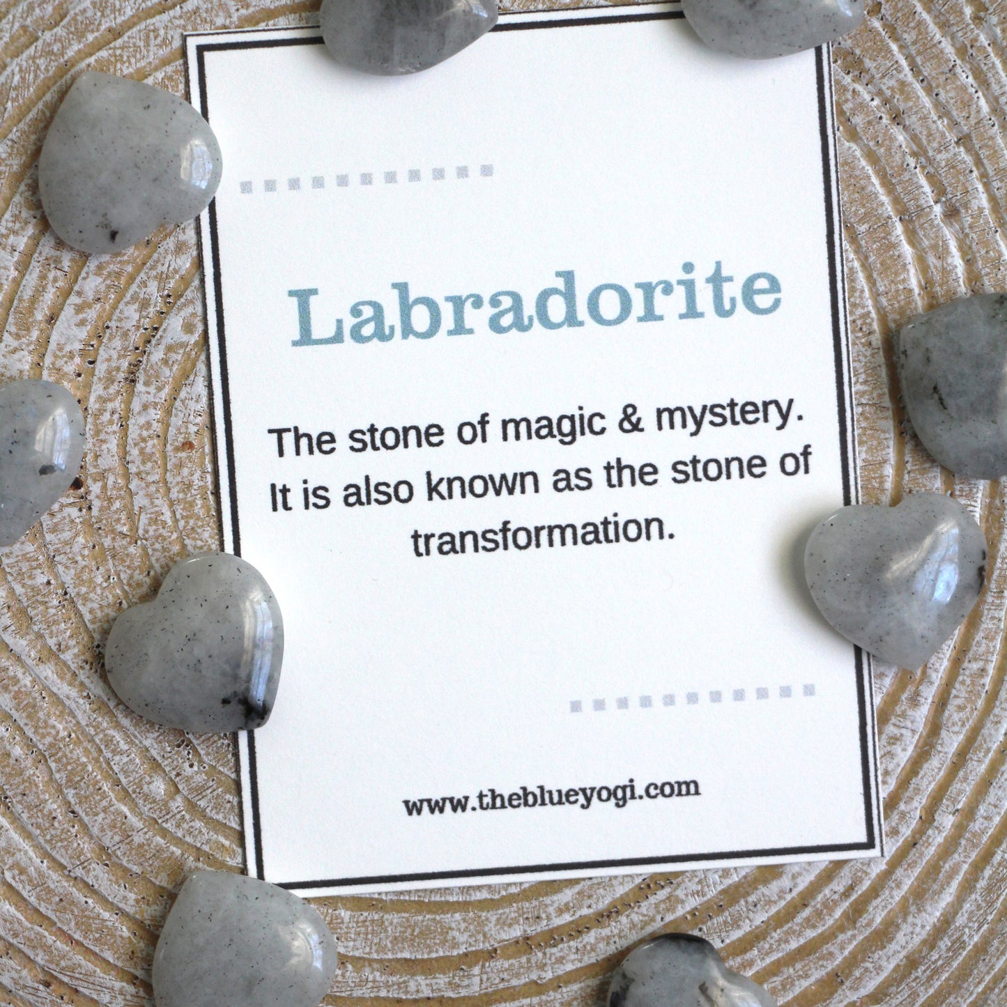 Natural Gemstone Pocket Hugs - Labradorite
