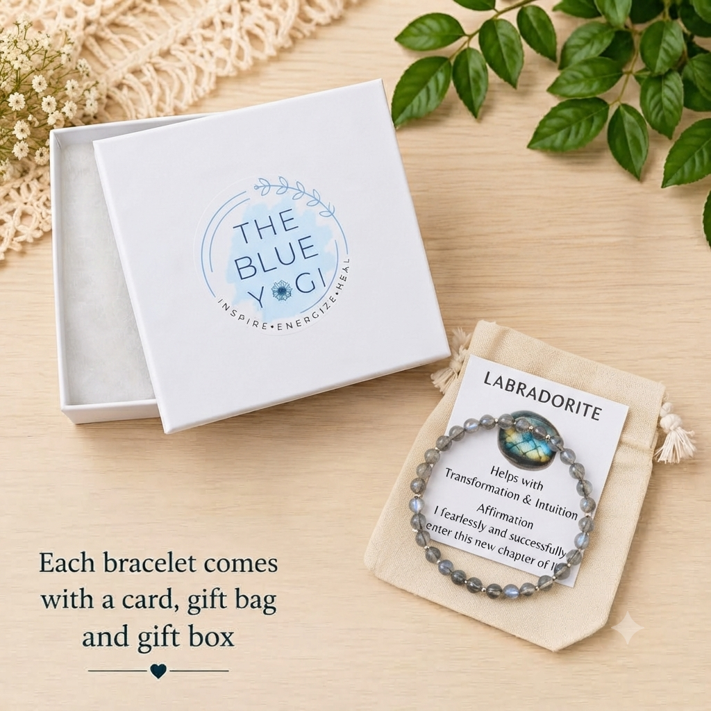 Labradorite Stretch Bracelet - Stretchy, Tarnish Free and Waterproof