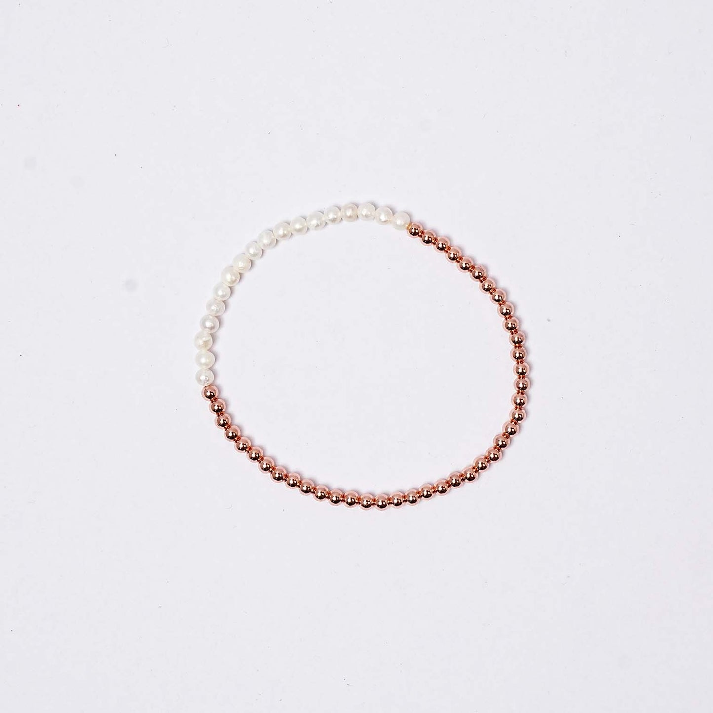 Dainty and Elegant Pearl + Solid Copper Beads