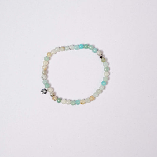Amazonite Bracelet - Stretchy, Tarnish Free and Waterproof