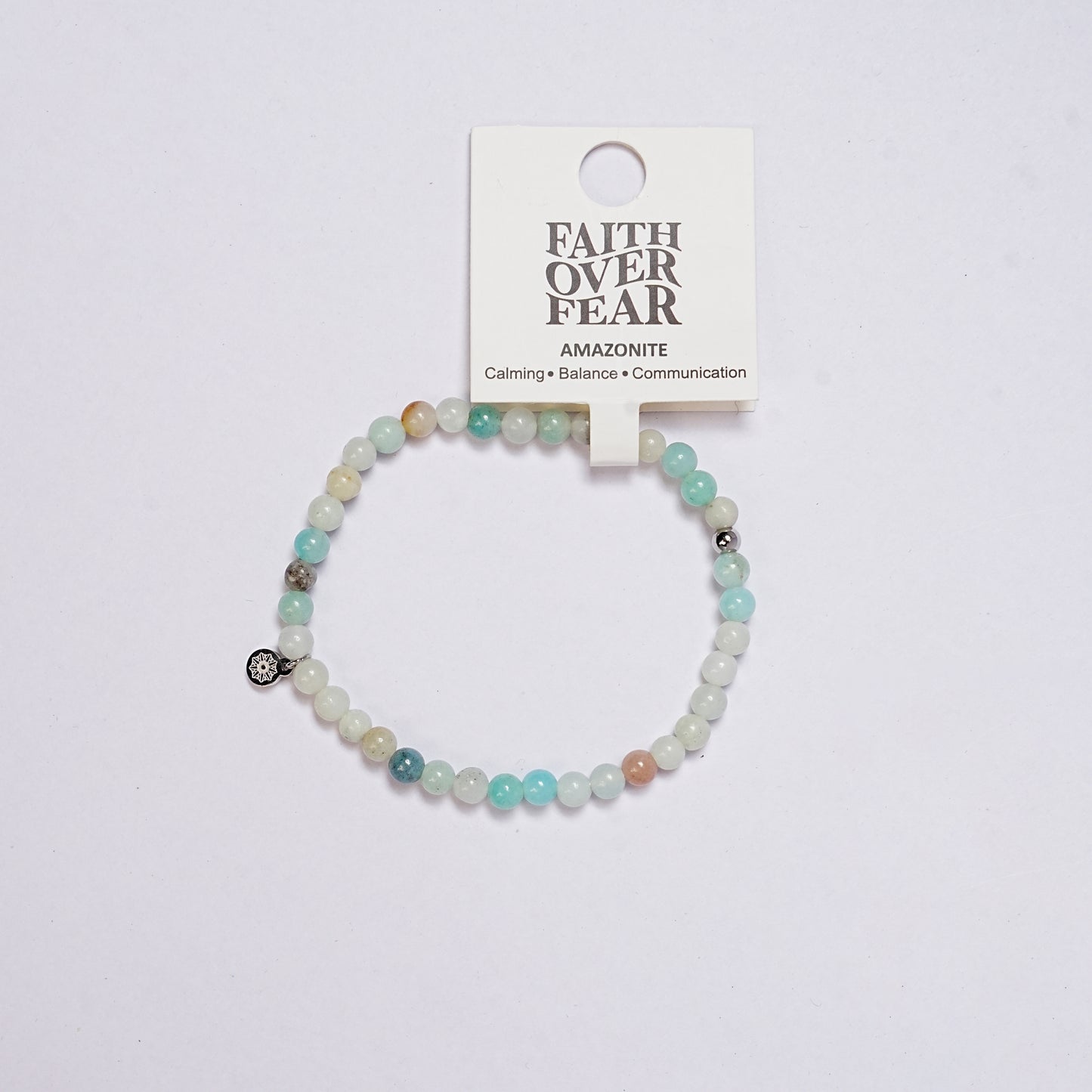 Amazonite Bracelet - Stretchy, Tarnish Free and Waterproof