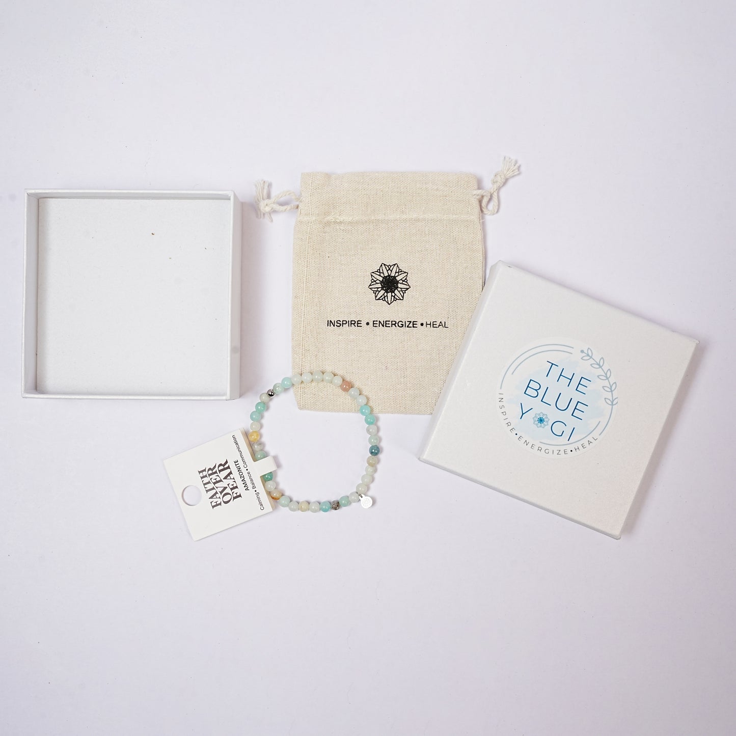 Amazonite Bracelet - Stretchy, Tarnish Free and Waterproof