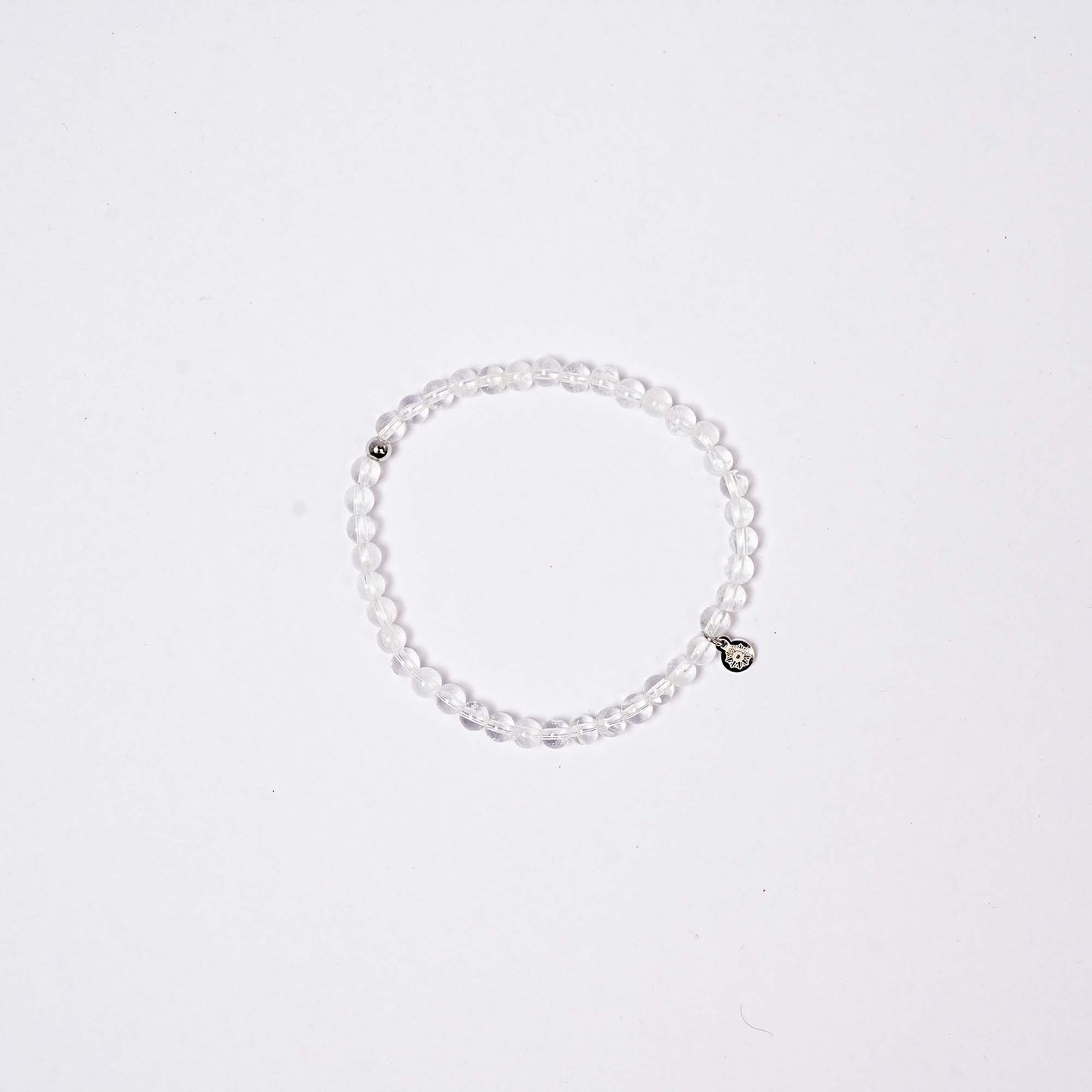 Clear Quartz Bracelet - Stretchy, Tarnish Free and Waterproof