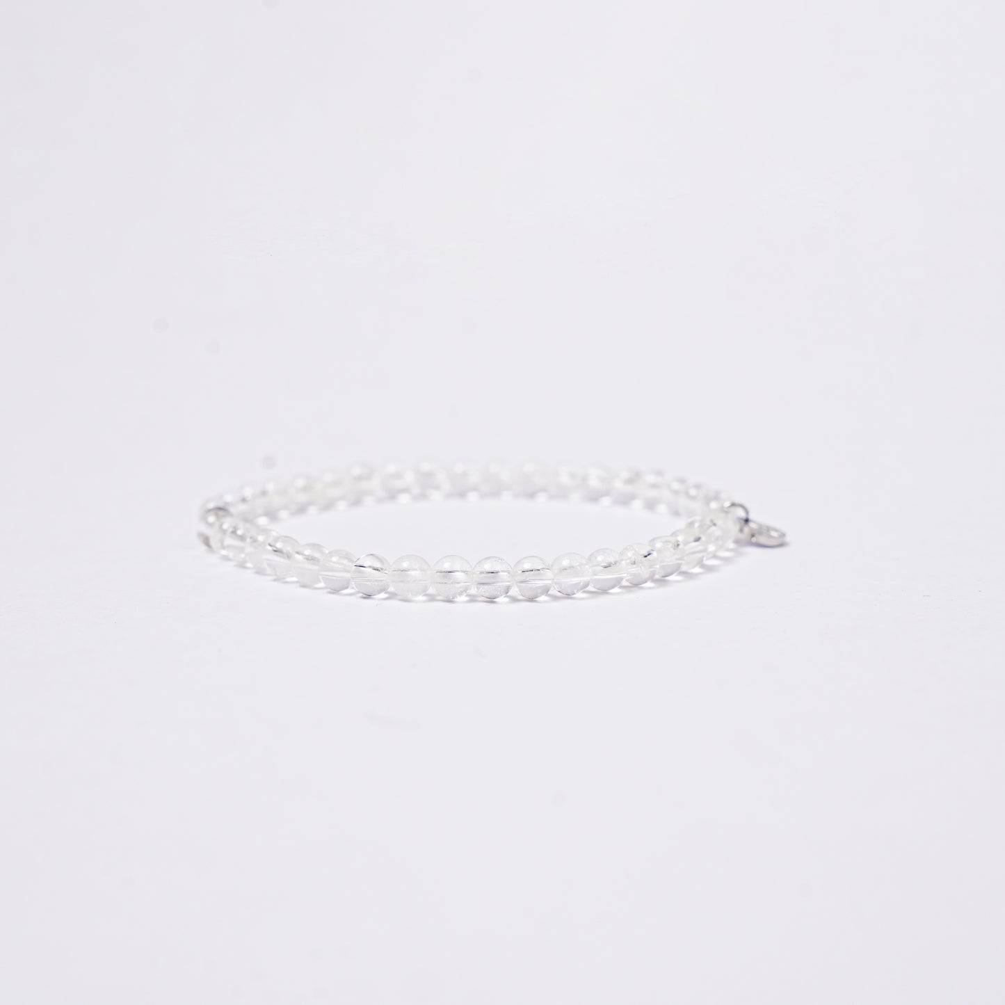 Clear Quartz Bracelet - Stretchy, Tarnish Free and Waterproof