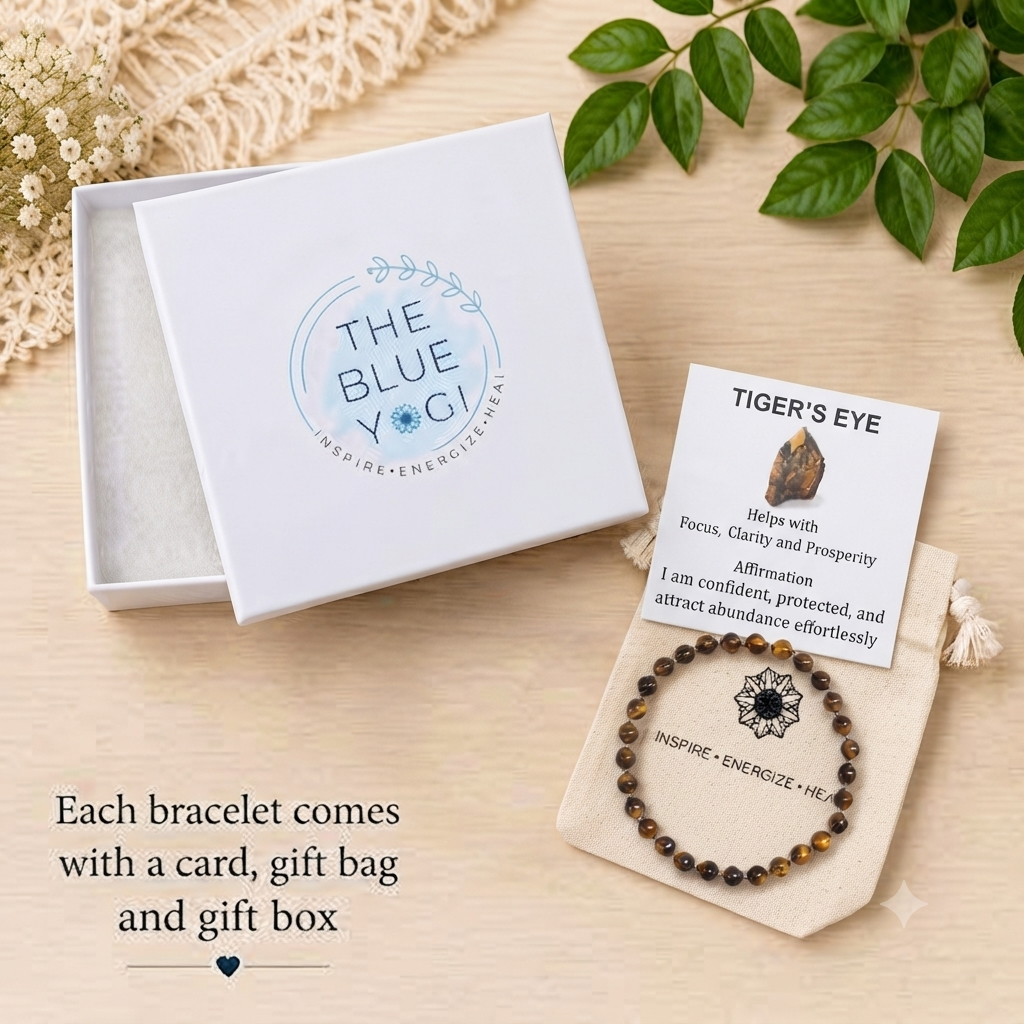 Tiger's Eye Stretch Bracelet - Stretchy, Tarnish Free and Waterproof