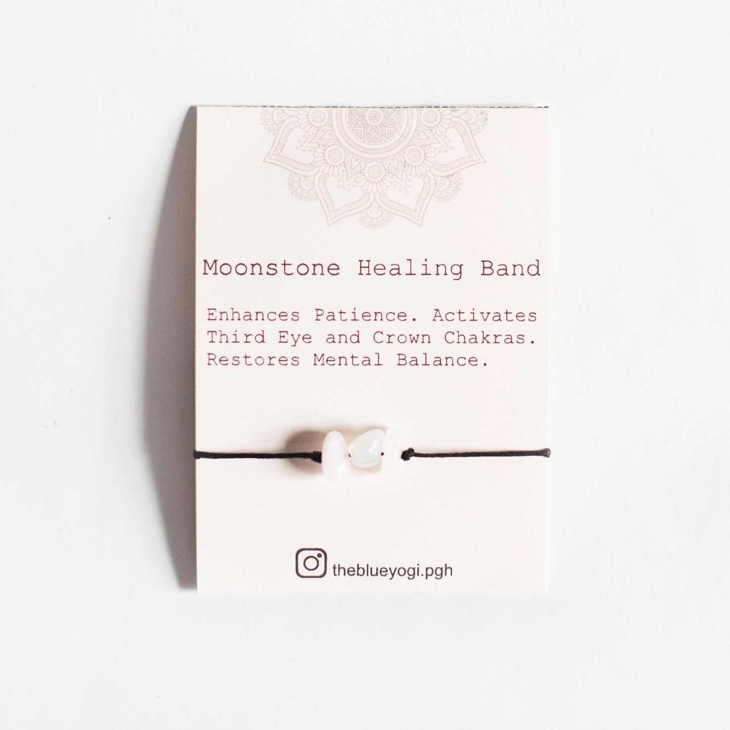 Affordable Moonstone Gemstone Healing Band | The Blue Yogi