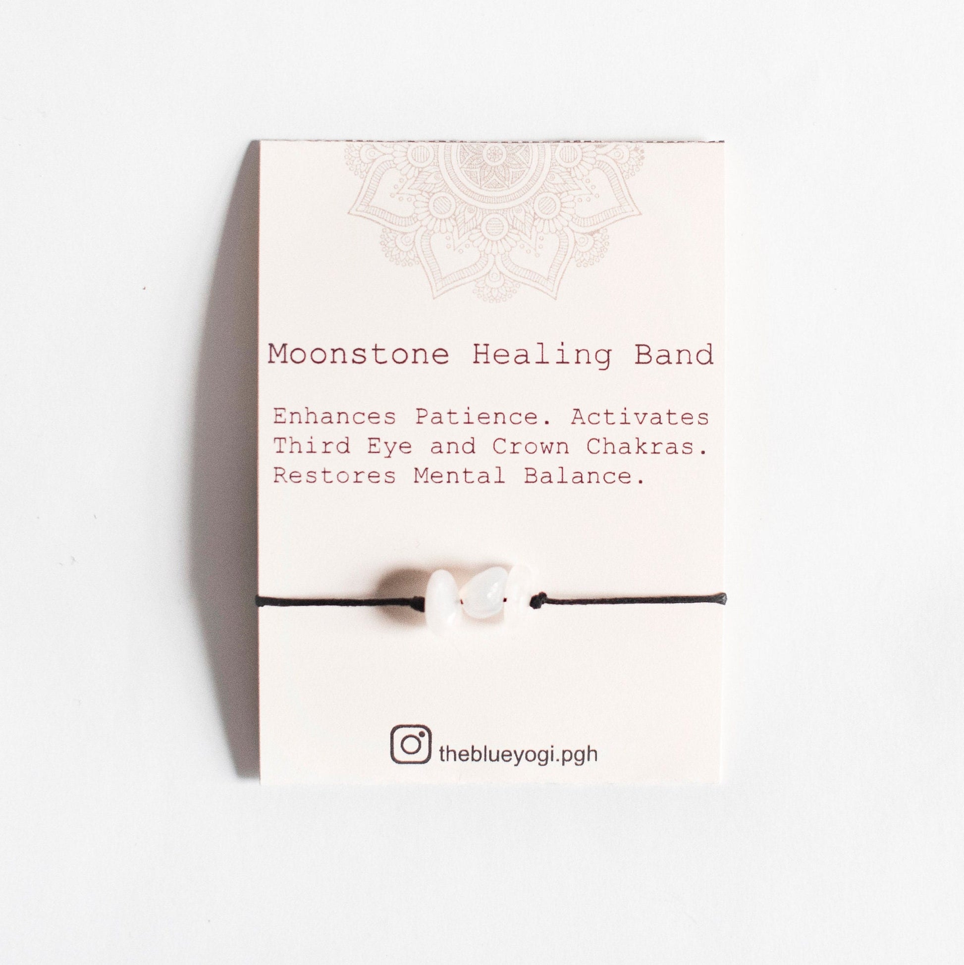 Affordable Moonstone Gemstone Healing Band | The Blue Yogi