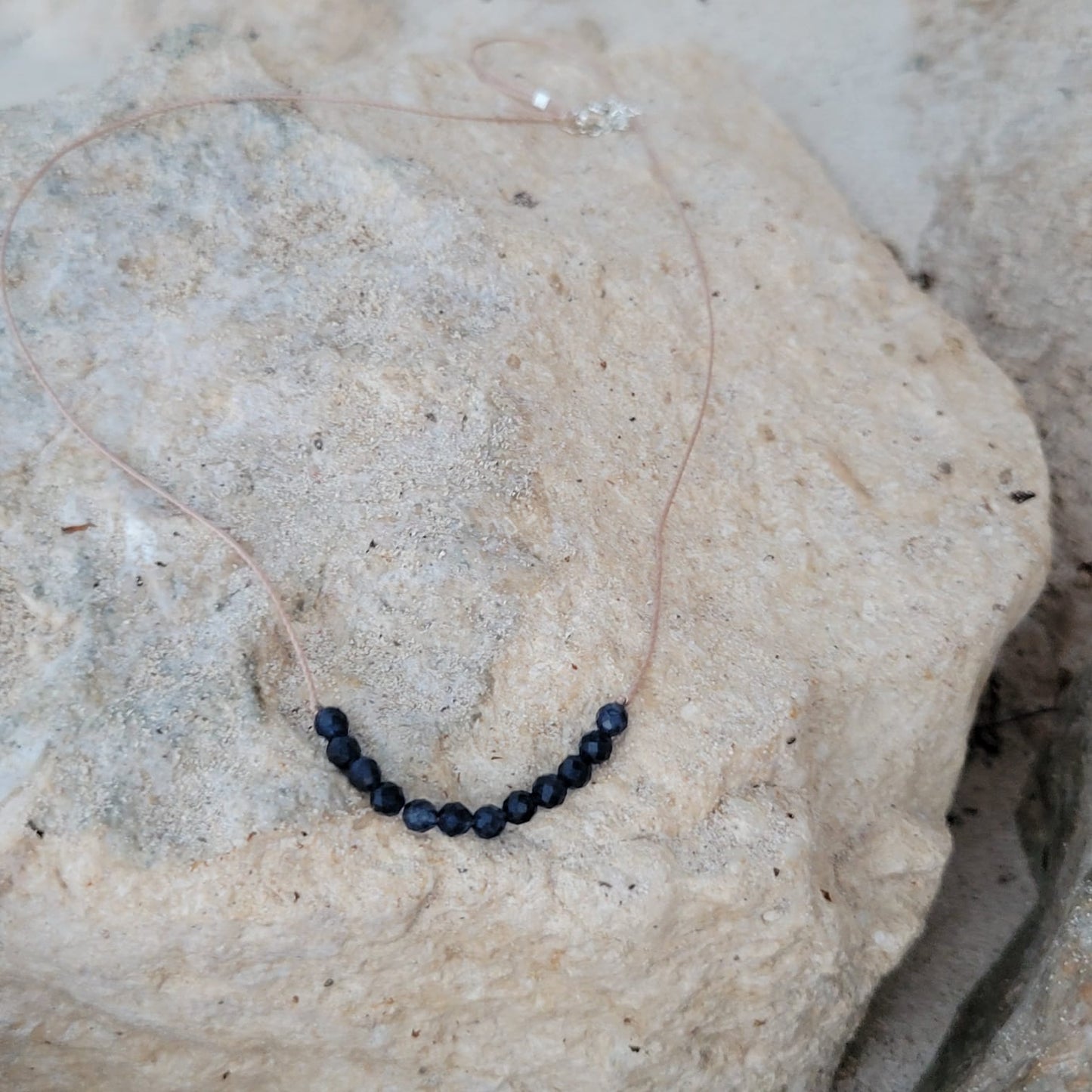 Dainty Sapphire  Necklace - September Birthstone