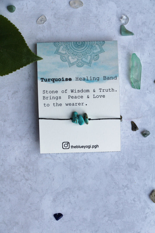 Best Turquoise Gemstone Healing Band | The Blue Yogi