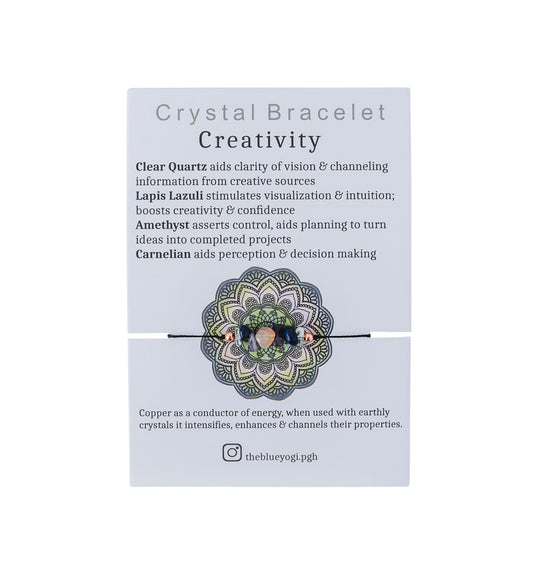 Top Creativity Bracelet with Affirmation | The Blue Yogi