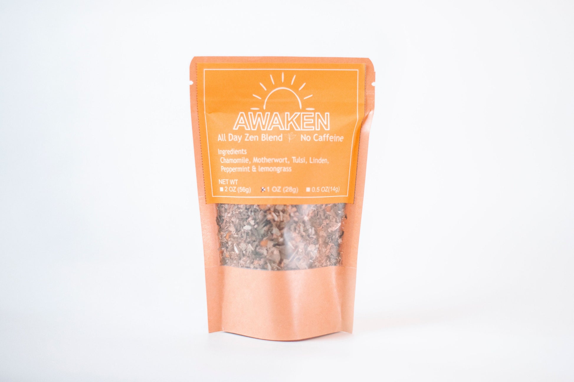 Awaken - All Day Herbal Blend- NO caffeine - Loose Teas - Theblueyogi