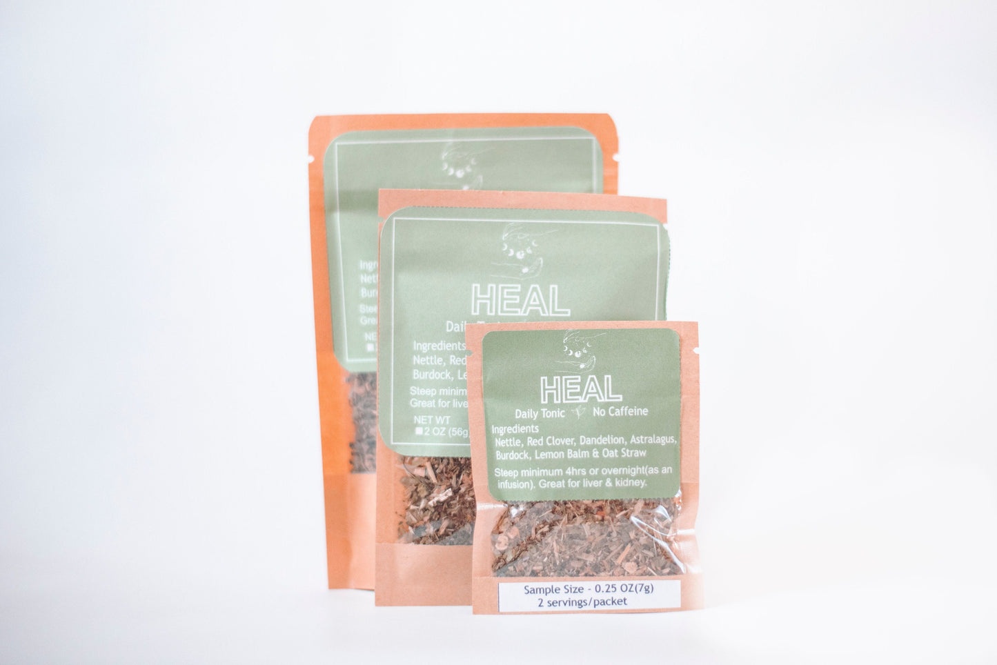 Heal Herbal Tea - Daily Tonic - No Caffeine - Loose Teas - Theblueyogi