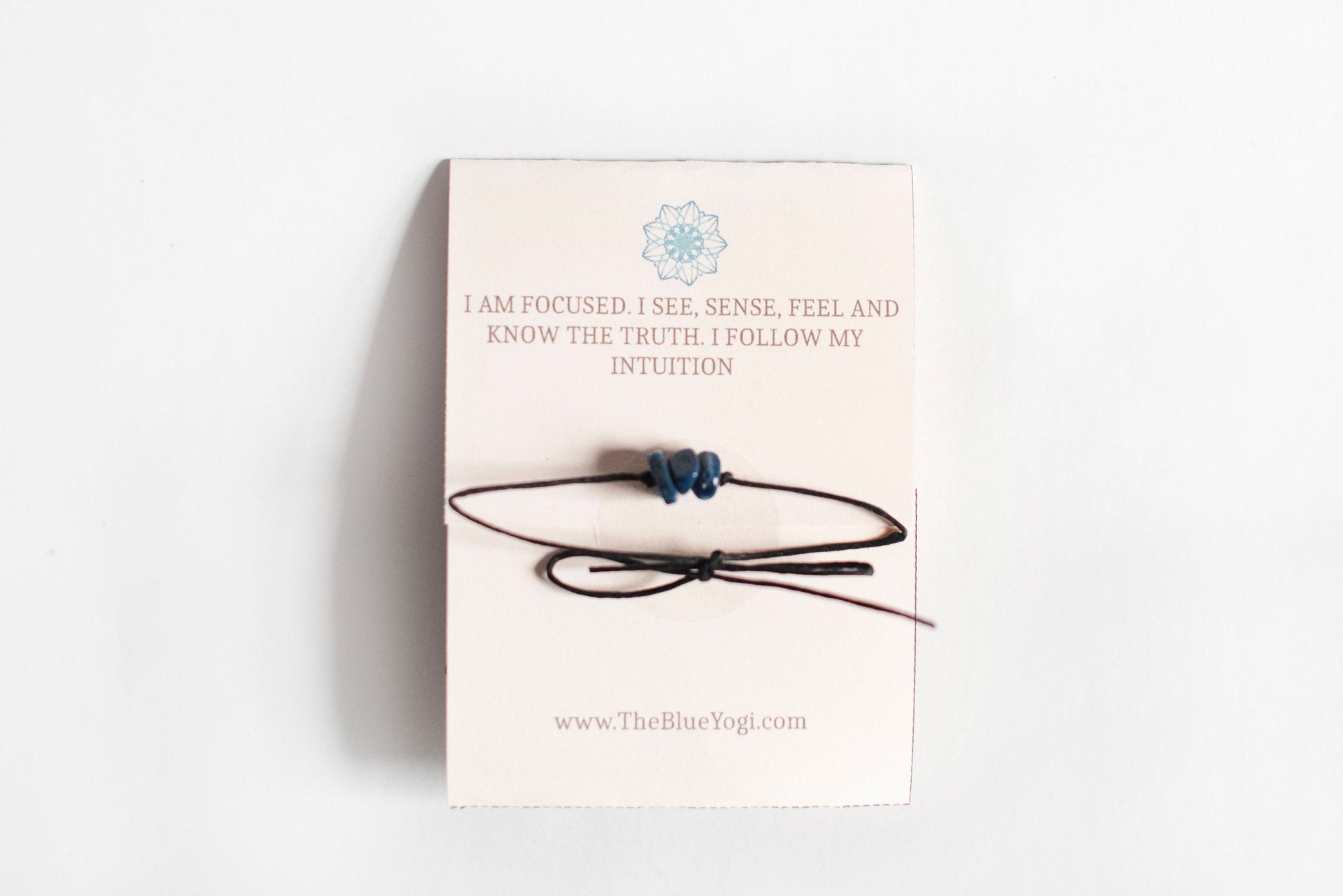 Lapis Lazuli Gemstone Power Band - Casual & Boho - Tie Closure - Theblueyogi