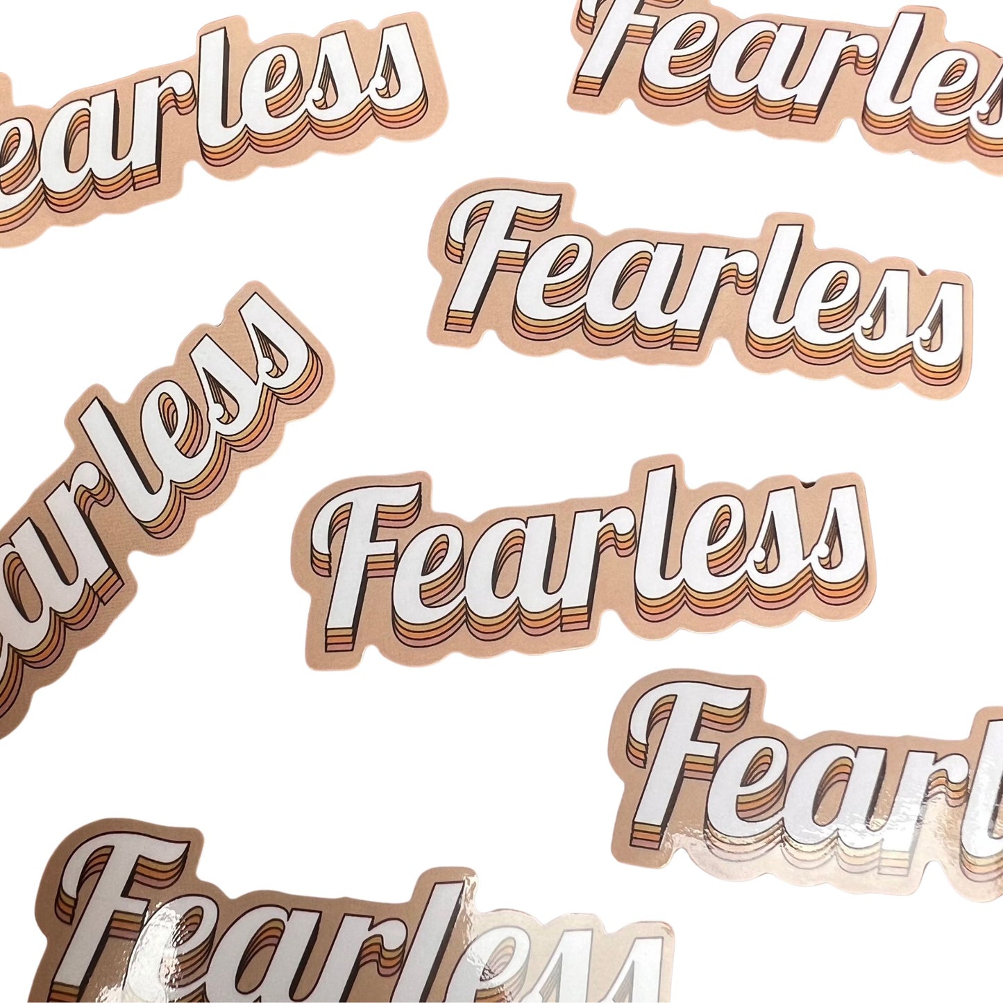 Fearless Retro Vinyl Sticker/Decal