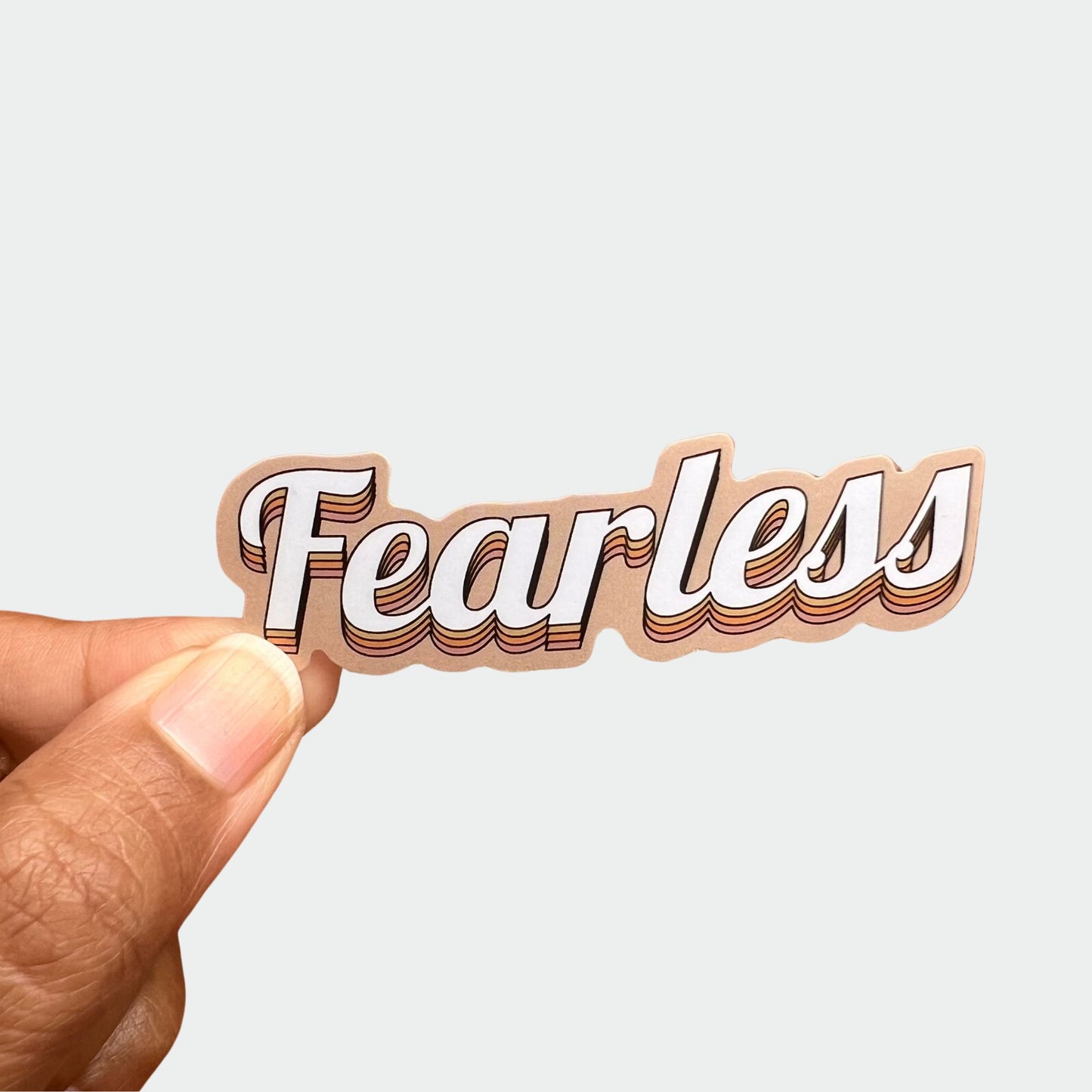 Fearless Retro Vinyl Sticker/Decal