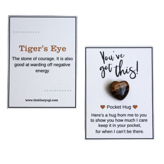 Natural Gemstone Pocket Hugs - Tiger's Eye