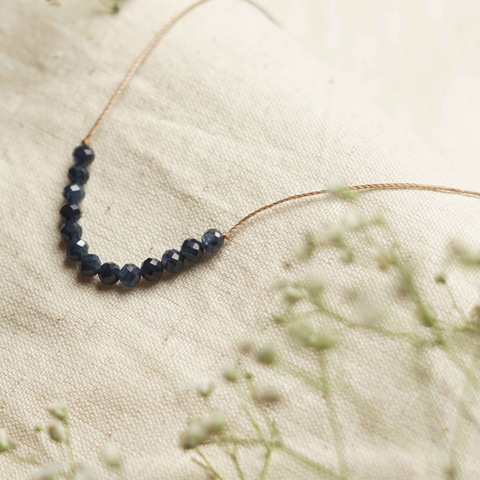 Classic Birthstone Sapphire Necklace | The Blue Yogi