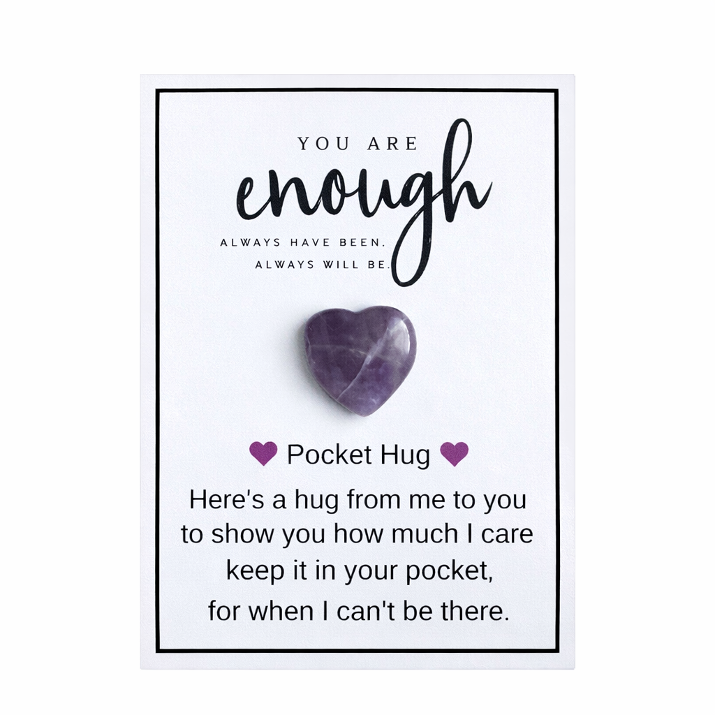 Natural Gemstone Pocket Hugs - Amethyst