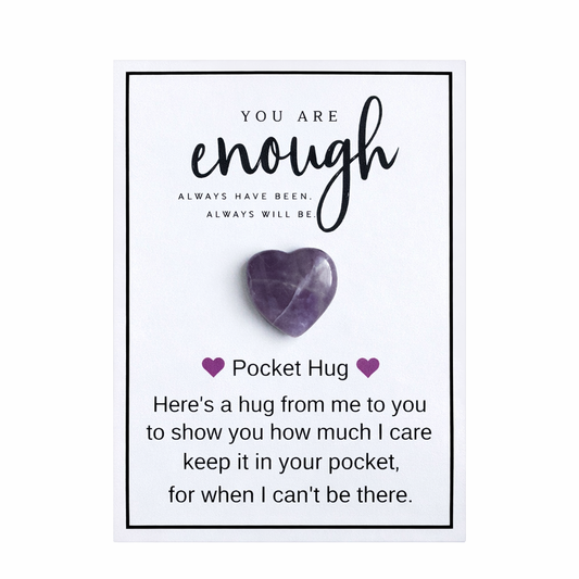 Natural Gemstone Pocket Hugs - Amethyst