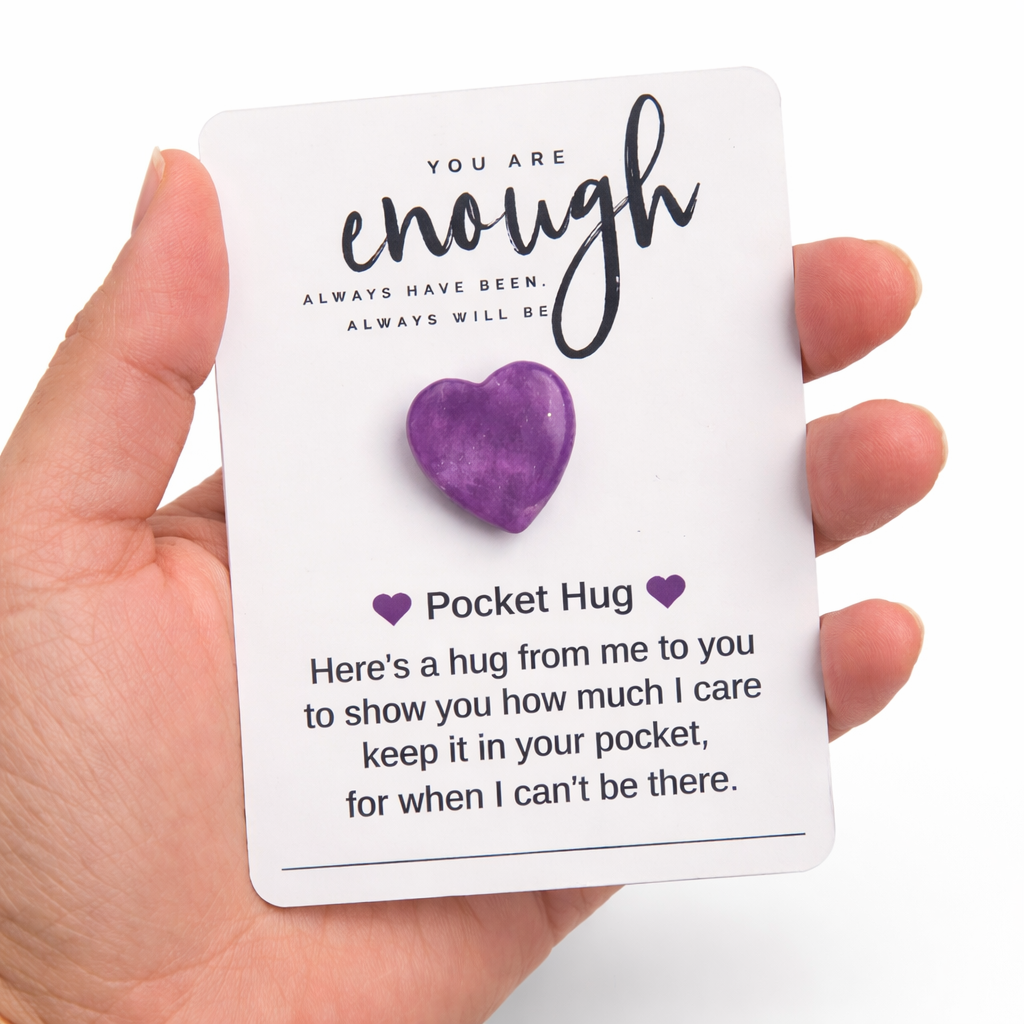 Natural Gemstone Pocket Hugs - Amethyst