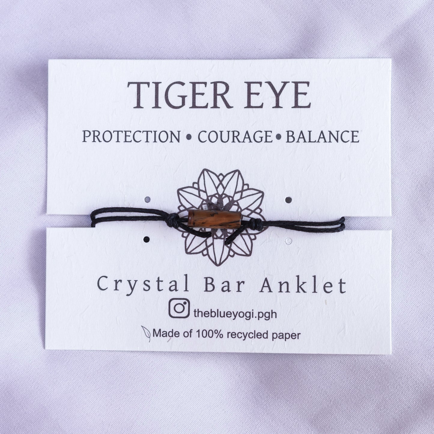 Crystal Anklet with intention