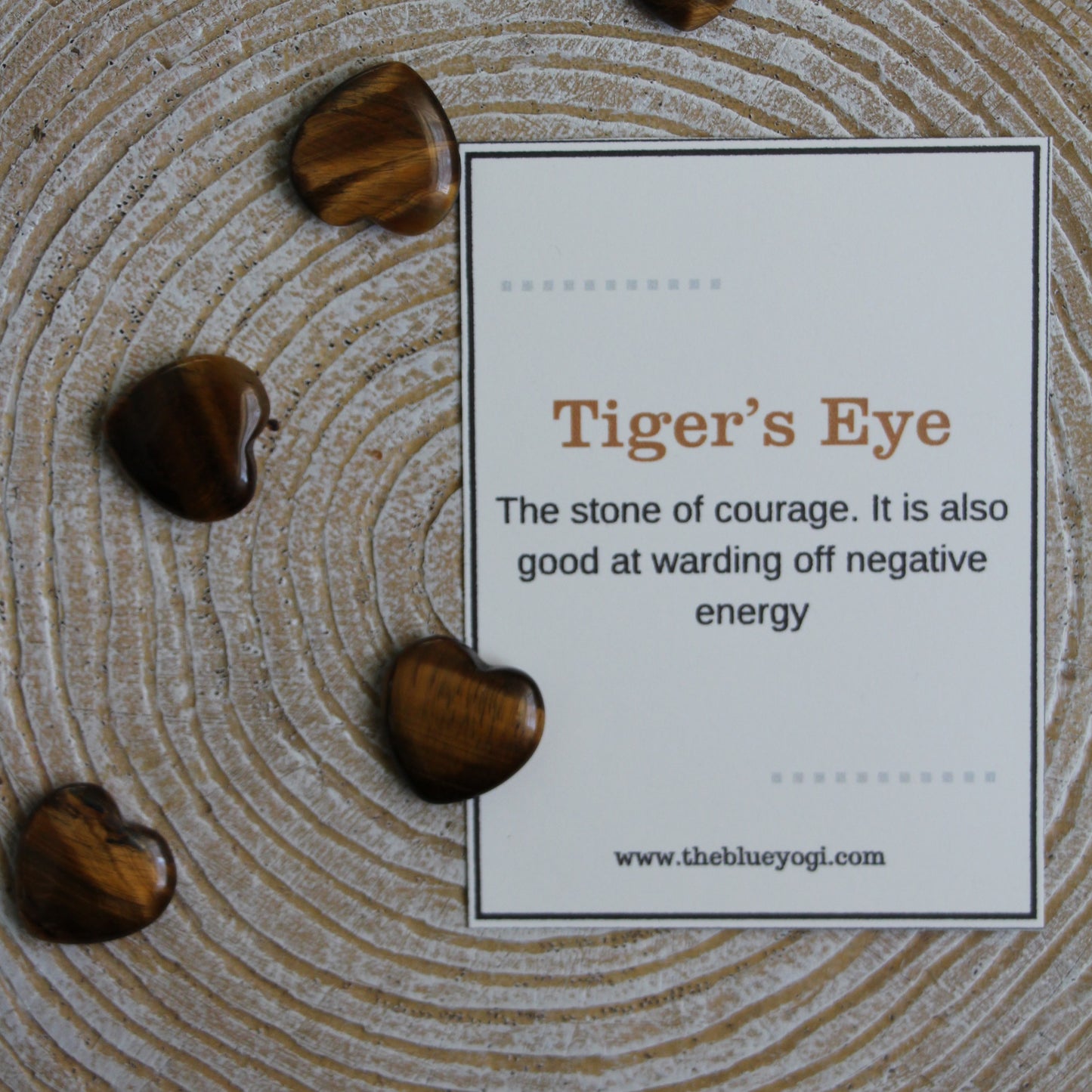 Natural Gemstone Pocket Hugs - Tiger's Eye