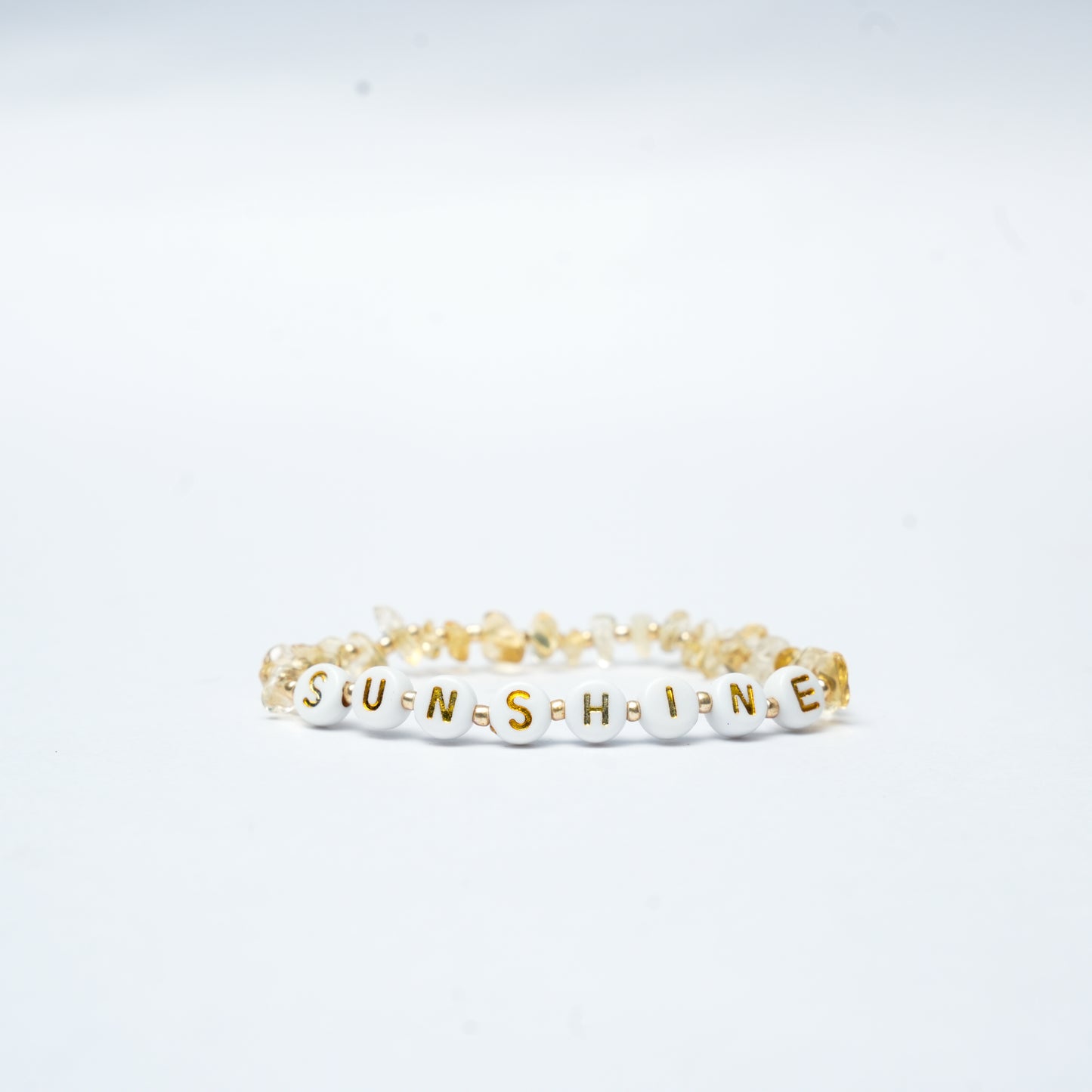 SUNSHINE - Citrine Chip Bracelet for Kids ages 6 to 12