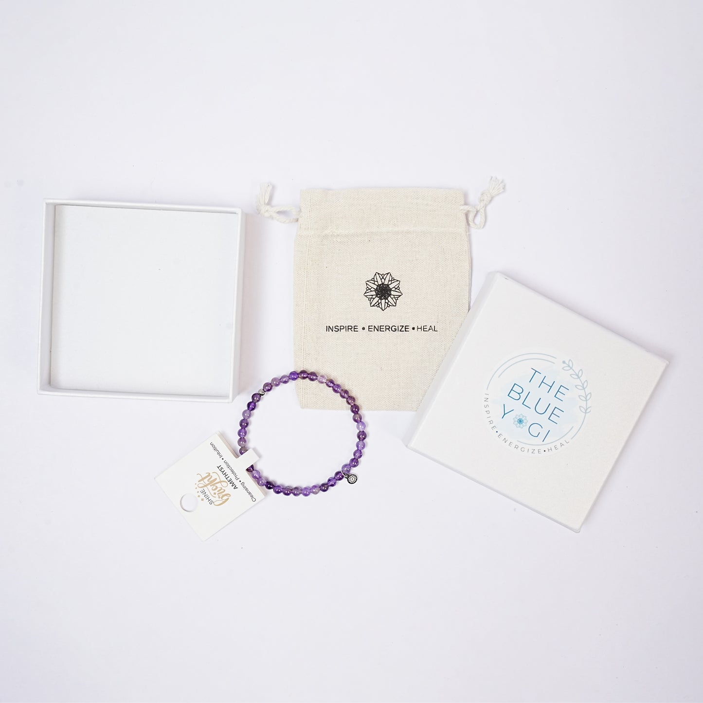 Amethyst Bracelet - Stretchy, Tarnish Free and Waterproof