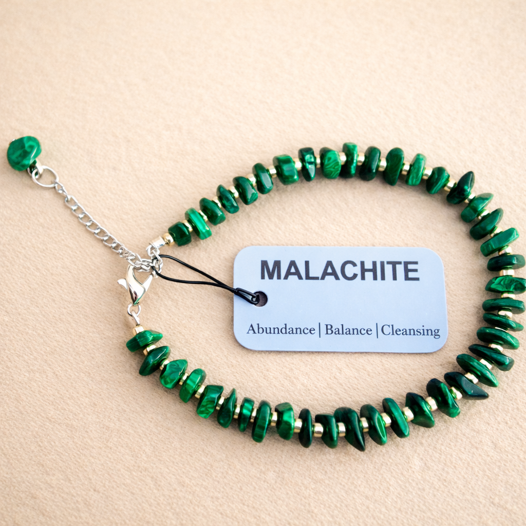 Malachite stone for Balance and Cleansing