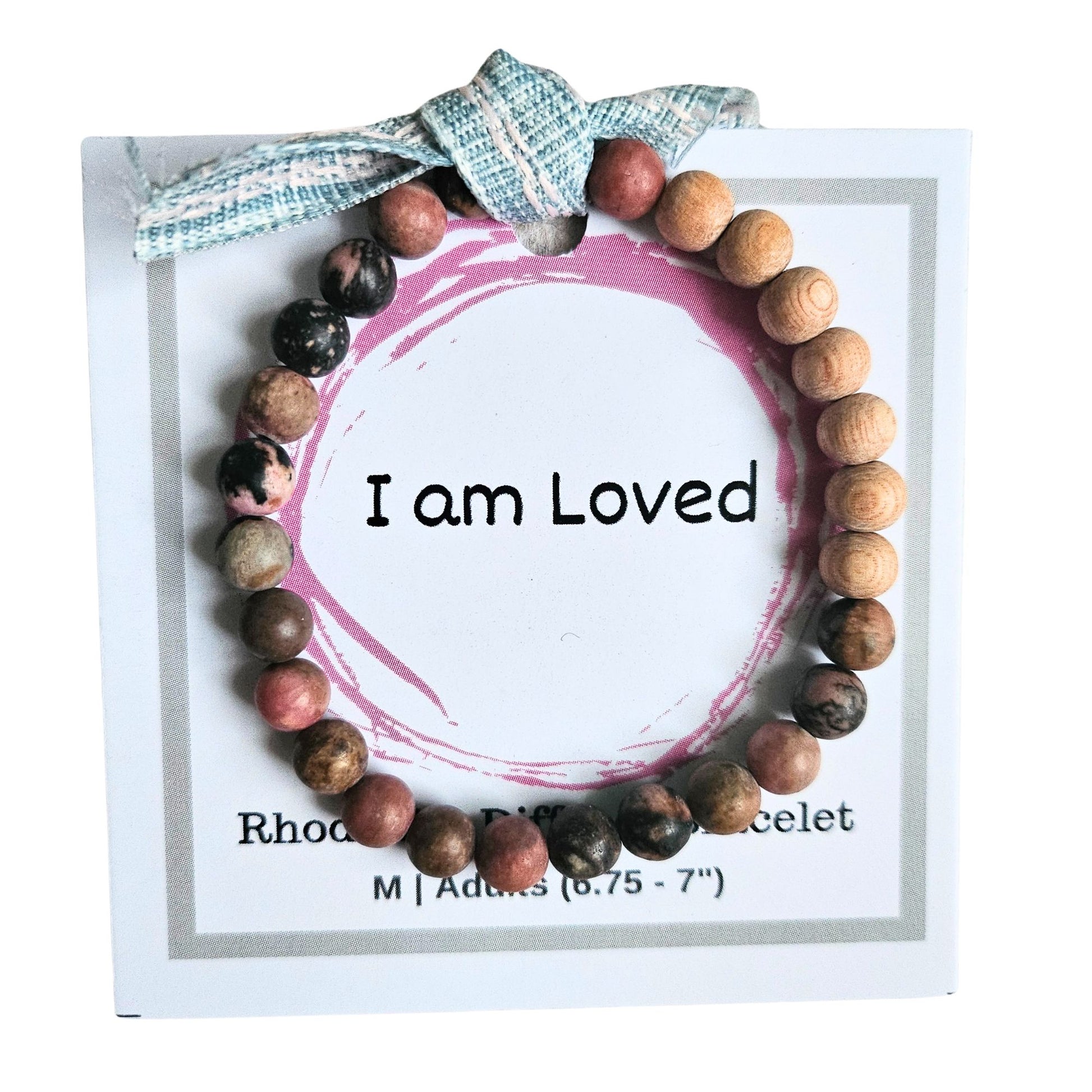 Unique Matte Rhodonite Bracelets | The Blue Yogi