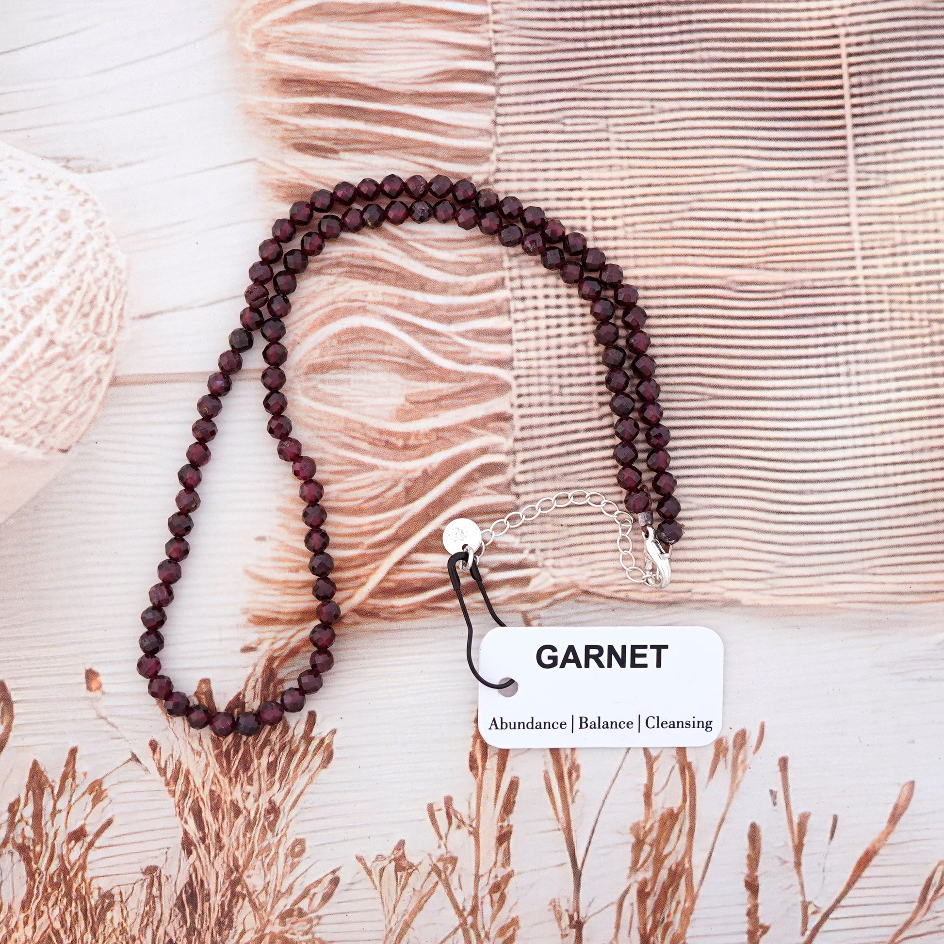 Natural Garnet Necklace