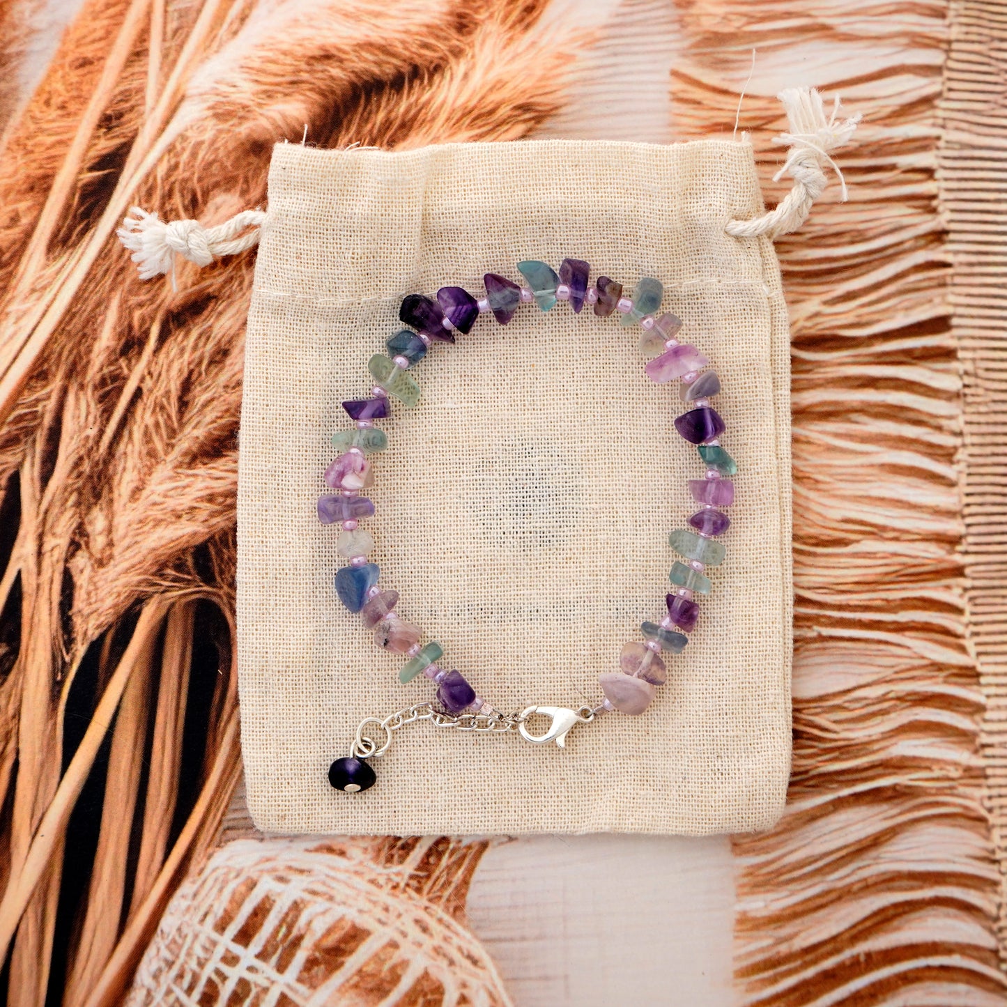 Fluroite Chip Bracelet