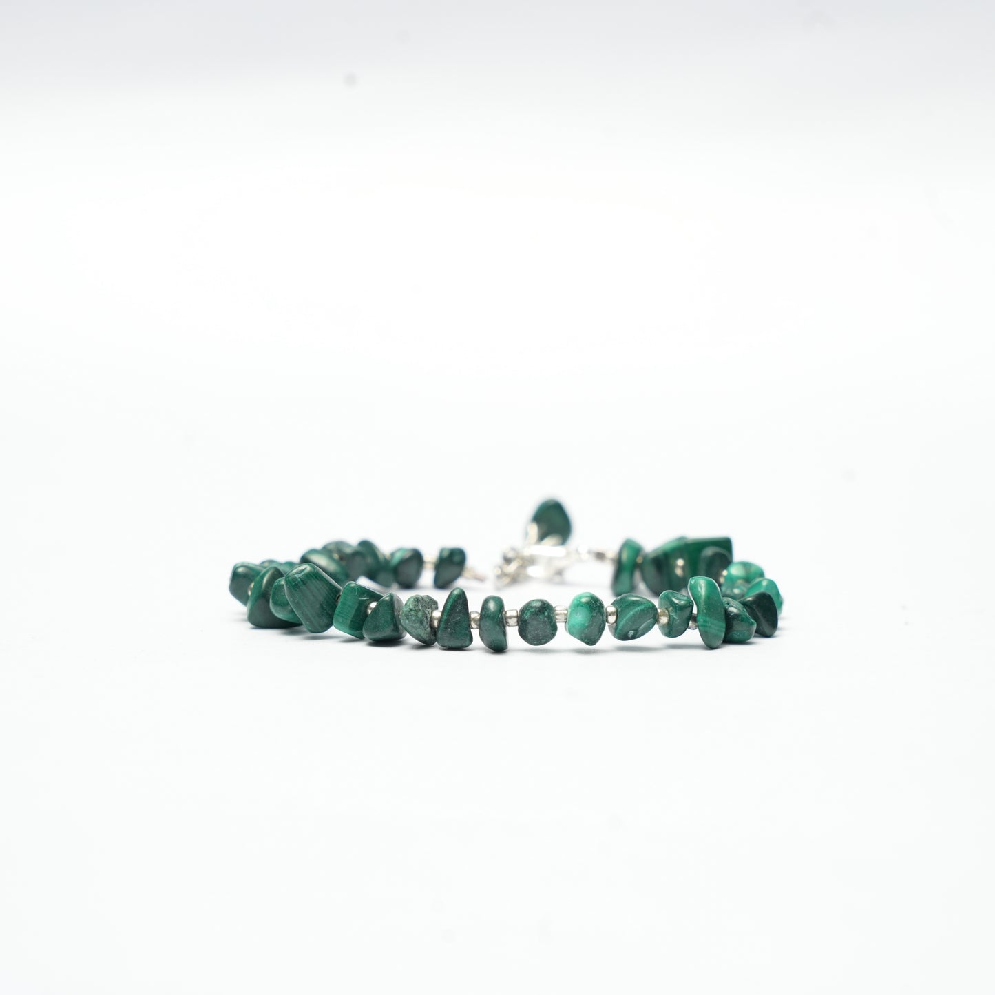 Raw Malachite gemstone Bracelet