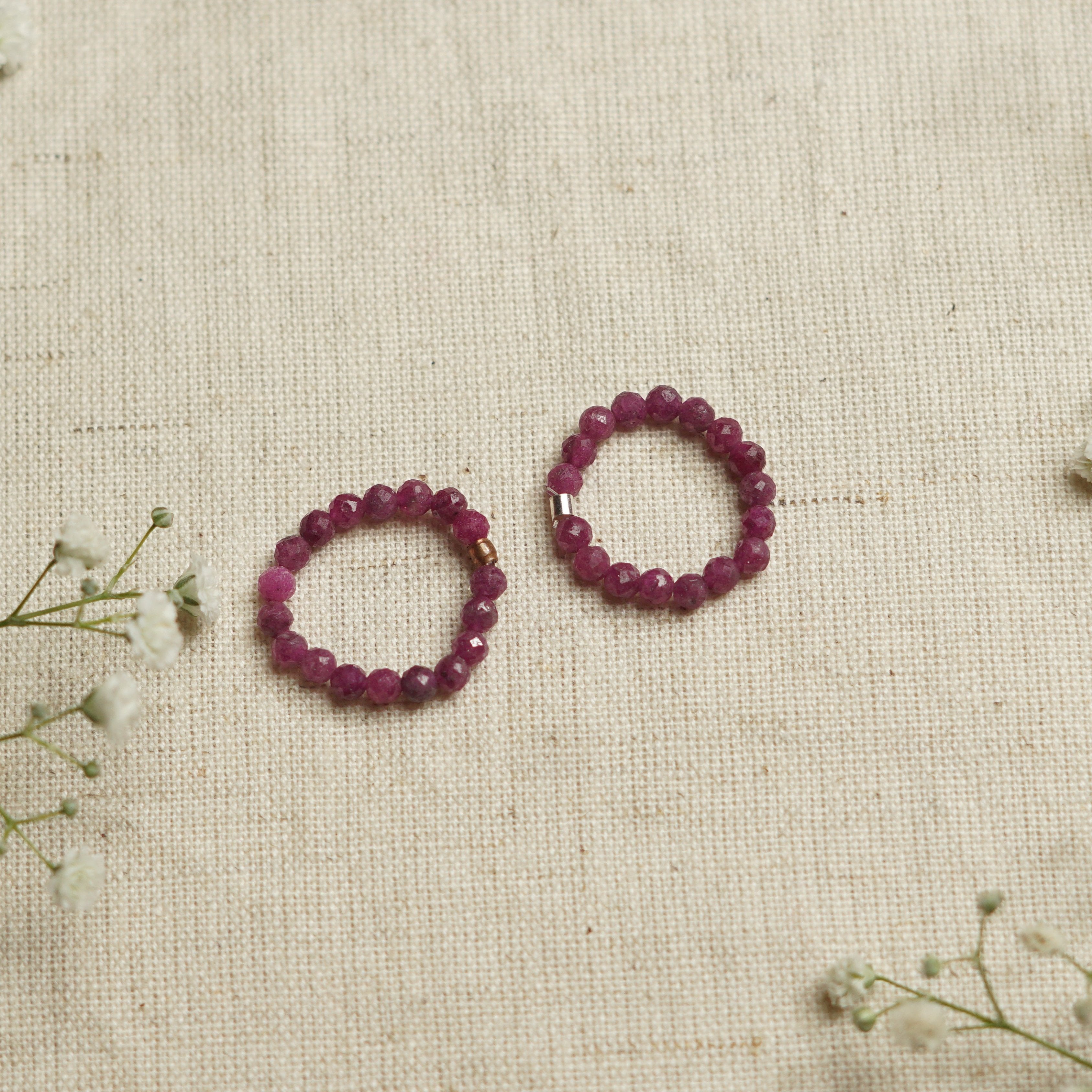 Dainty Gemstone Fidget Rings – The Blue Yogi