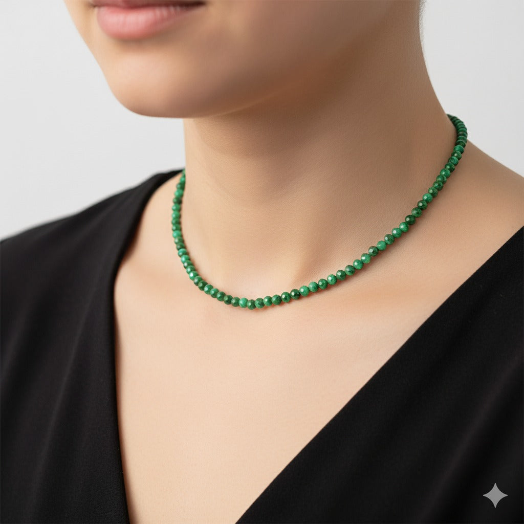 Dainty Malachite Necklace
