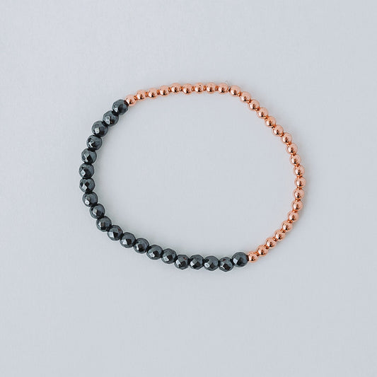 Modern Copper Hematite Bracelet | The Blue Yogi