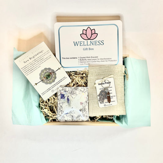 Charming Gift Box 4 pc Set Crystal Bracelet | The Blue Yogi