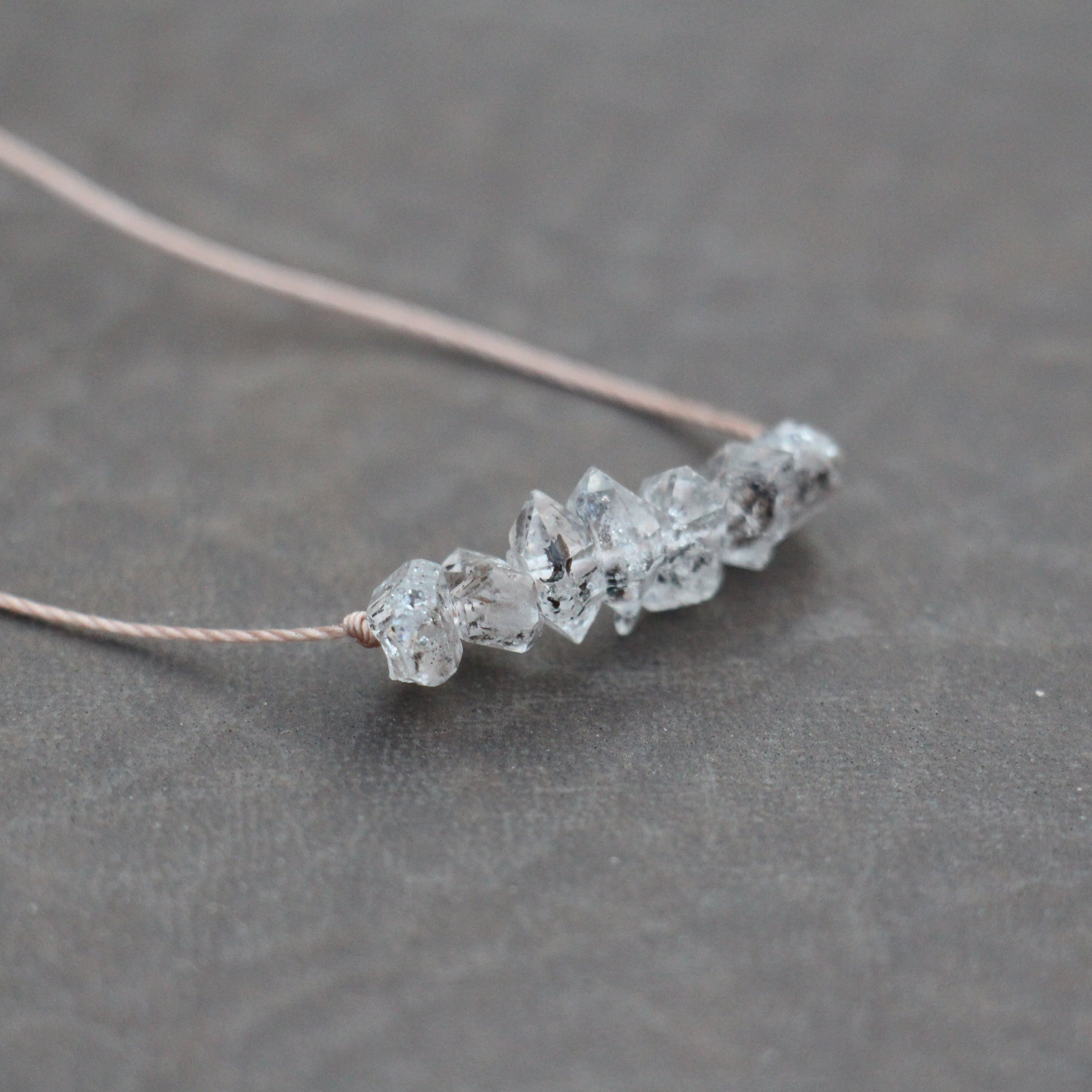 Chunky Herkimer Diamond Necklace - AELV.CO