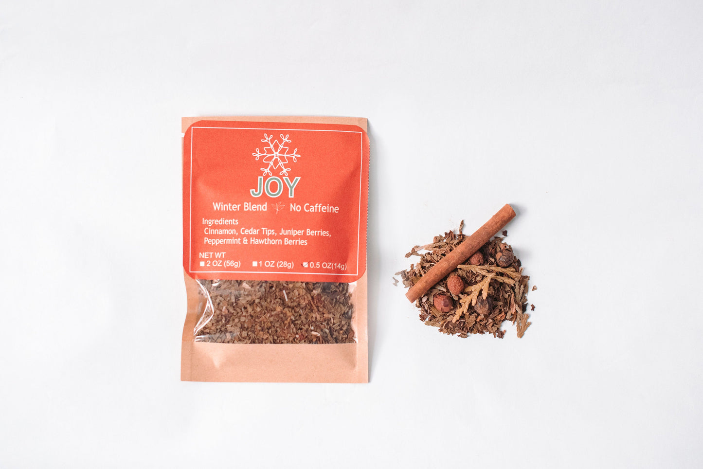 Joy - Winter Blend Tea with Cinnamon and Peppermint - Loose Teas - Theblueyogi